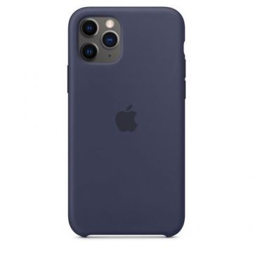 Protectie Spate Apple MWYJ2ZM/A  pentru Apple iPhone 11 Pro, Silicon (Albastru) Protectie Spate Apple MWYJ2ZM/A  pentru Apple iPhone 11 Pro, Silicon (Albastru)