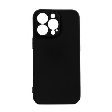 Husa de protectie Spacer pentru Iphone 13 Pro, material flexibil TPU, Negru