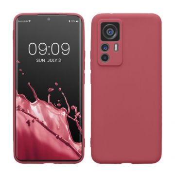 Husa kwmobile pentru Xiaomi 12T , Silicon, Roz, 60151.167