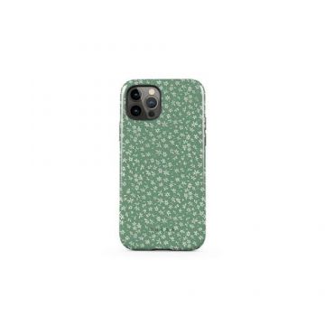 Husa Burga Dual Layer Lush Meadows compatibila cu iPhone 12 Pro Max, Verde
