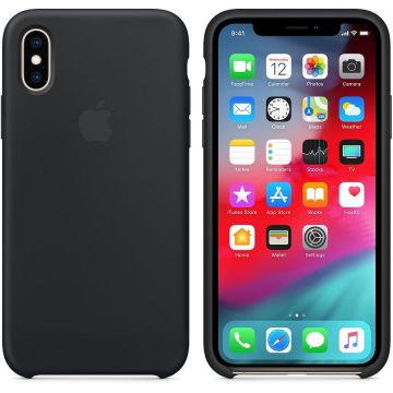 Apple Husa silicon Apple iPhone XS Max (mrwe2zm/a), black