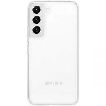 Samsung Carcasa Clear Cover pentru SAMSUNG Galaxy S22, EF-QS901CTEGWW, transparent