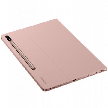 Samsung Husa book Samsung EF-BT970PAEGEU pentru Samsung Galaxy Tab S7 Plus 12.4 inch Maro