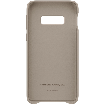 Samsung Husa de protectie Samsung Leather pentru Galaxy S10e G970, Gri