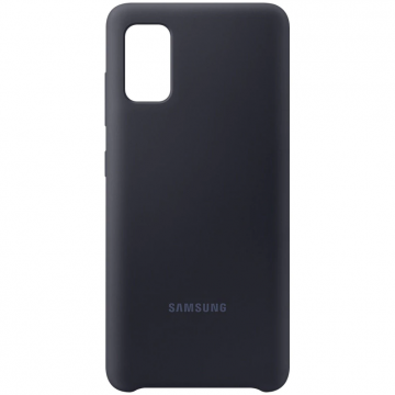 Samsung Husa de protectie Samsung Silicone Cover pentru Galaxy A41 (2020), Negru