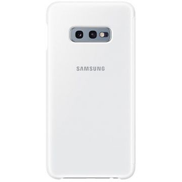 Samsung Husa de protectie tip Book Clear View White pentru Samsung Galaxy S10e