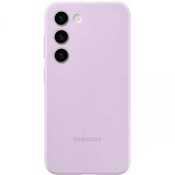 Samsung Husa telefon SAMSUNG Silicone Case pentru Galaxy S23, EF-PS911TVEGWW, Lavender