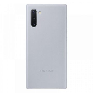 Samsung Samsung Galaxy Note 10 Husa Protectie Spate Piele Gri OSAM-EF-VN970LJEG