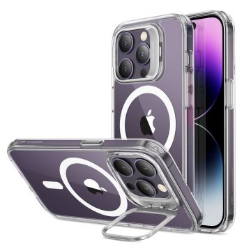 Husa de protectie telefon ESR Classic Kickstand HaloLock, Functie Stand, compatibila cu Apple iPhone 14 Pro, Transparent