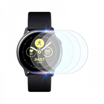 Set 3 folii de protectie ecran pentru Samsung Galaxy Watch Active 2, 44mm, 1.4 inch full size din hidrogel