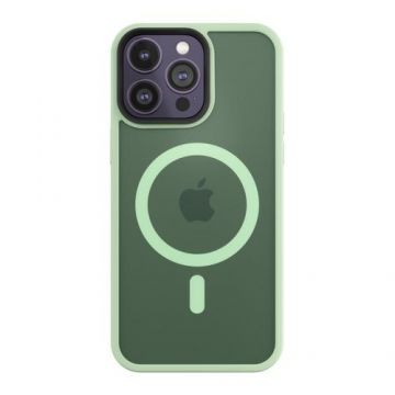 Husa de protectie Next One MagSafe Mist Shield Case pentru iPhone 14 Pro Max, Verde