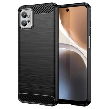 Husa pentru Motorola Moto G32, OEM, Carbon Pro, Neagra