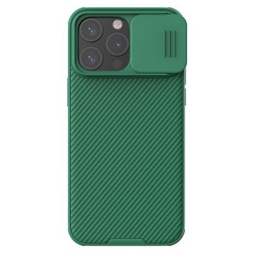 Husa Protectie Nillkin Camshield Pro Series pentru iPhone 15 Pro Max, Verde