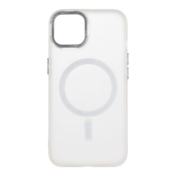 Husa telefon OBAL:ME pentru Apple iPhone 14, Misty Keeper, MagSafe, Alb