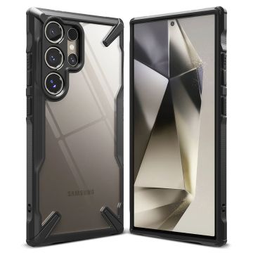 Husa pentru Samsung Galaxy S24 Ultra, Ringke Fusion X, Black