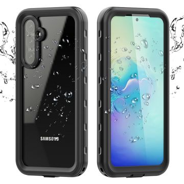 Husa de protectie telefon rezistenta la apa UIQ Waterproof, IP68, rezistent la socuri, compatibila cu Samsung Galaxy A54, Negru