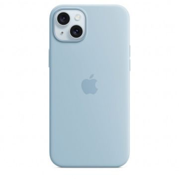 Apple Husa telefon Apple iPhone 15 Plus Silicone Case cu MagSafe, Albastru