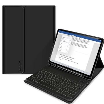 Husa Tech-Protect Sc Pen + Tastatura pentru Apple iPad 10.9 10/2022 Negru