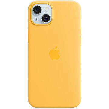 Apple Husa telefon APPLE iPhone 15 Plus Silicone Case cu MagSafe - Sunshine, MWNF3ZM/A