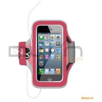 Belkin Husa Belkin pentru iPhone 5, Armband pink/purple, F8W371B1C00