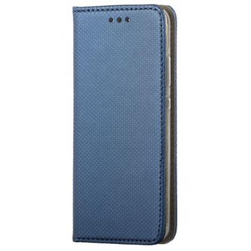 Husa Book Cover OEM Smart Magnet pentru Samsung Galaxy A55 5G A556, Piele Ecologica (Albastru)