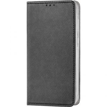 Husa Book Cover OEM Smart Magnet pentru Samsung Galaxy A55 5G A556, Piele Ecologica (Negru)