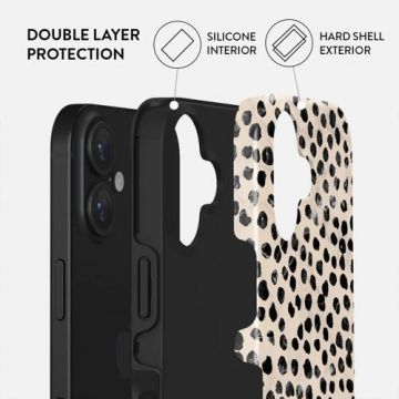 Husa Burga Dual Layer Almond Latte pentru iPhone 16 Plus