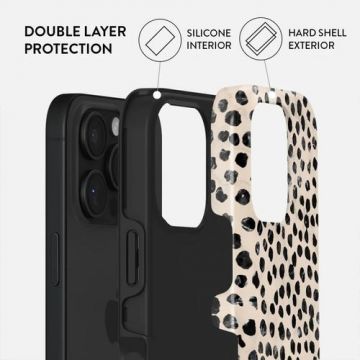 Husa Burga Dual Layer Almond Latte pentru iPhone 16 Pro Max