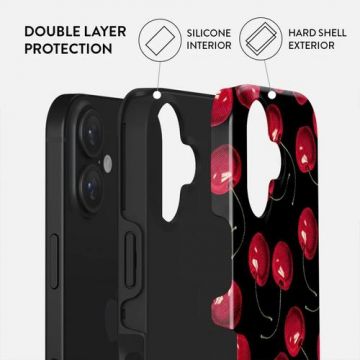 Husa Burga Dual Layer Cherrybomb pentru iPhone 16 Plus