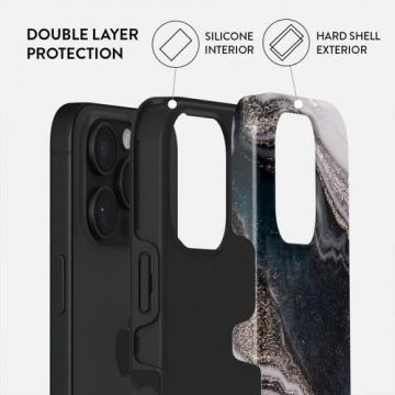 Husa Dual Layer Magic Night Burga pentru iPhone 16 Pro, Multicolor