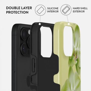 Husa Dual Layer Purity Burga pentru iPhone 16 Pro, Verde