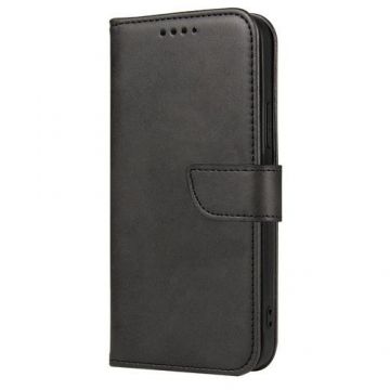 Husa Magnet Wallet Stand compatibila cu Huawei Mate 50 Pro, Negru