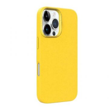 Husa Multiple Color Wheat MagSafe Lemontti pentru iPhone 16 Pro, Galben