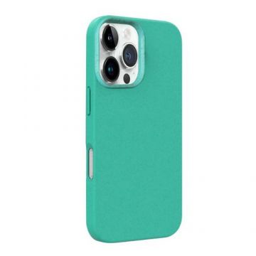 Husa Multiple Color Wheat MagSafe Lemontti pentru iPhone 16 Pro Max, Verde