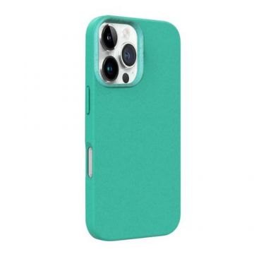 Husa Multiple Color Wheat MagSafe Lemontti pentru iPhone 16 Pro, Verde