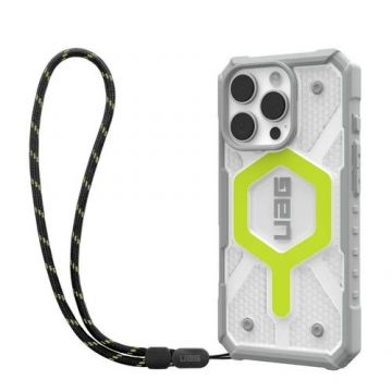 Husa Pathfinder Clear UAG pentru MagSafe iPhone 16 Pro, Transparent