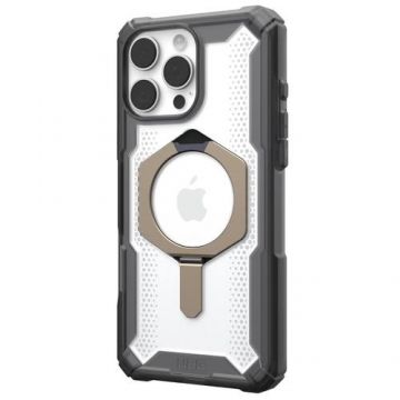 Husa Plasma XTE MagSafe UAG pentru iPhone 16 Pro, Gri/Transparent