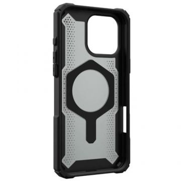 Husa Plasma XTE MagSafe UAG pentru iPhone 16 Pro, Negru/Portocaliu