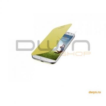 Samsung Galaxy S4 i9500 / I9505 Flip Cover Yellow