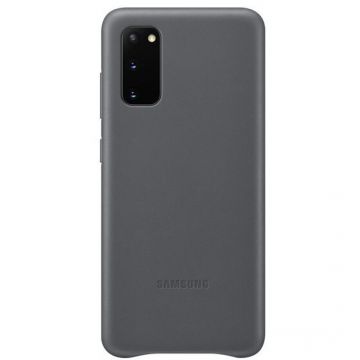 Samsung Protectie Spate Piele Samsung EF-VG980LJEGEU pentru Samsung Galaxy S20 (Gri)