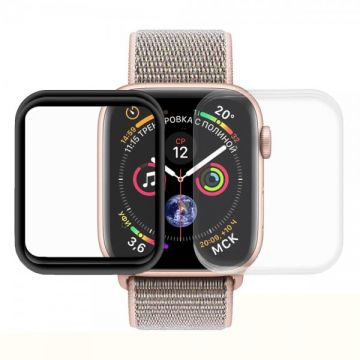 Set 5 folii de protectie ecran pentru Apple Watch Ultra 49mm, 3 folii transparente din hidrogel + 2 folii pentru ecran fullsize 3D din fibra de sticla si hidrogel, negru