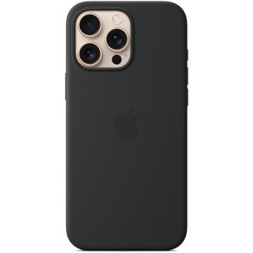 Apple Apple iPhone 16 Pro Max Silicone Case with MagSafe - Black