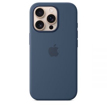 Husa de protectie Apple pentru iPhone 16 Pro din Silicon cu MagSafe - Denim