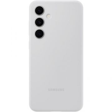 Husa de protectie Samsung Silicone Case pentru Galaxy S24 FE, Gri