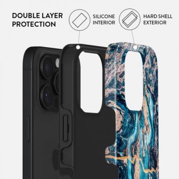 Husa Dual Layer Mystic River Burga pentru iPhone 16 Pro Max, Multicolor