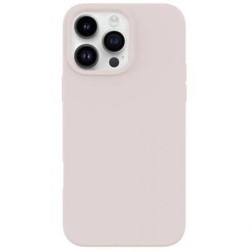 Husa Lemontti Liquid Silicon iPhone 16 Pro, Roz