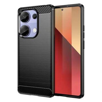 Husa pentru Xiaomi Redmi Note 13 Pro 5G, OEM, Carbon Pro, Neagra