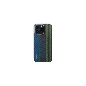 Husa Pitaka MagEZ 5 Tactile Woven Aramida, pentru iPhone 16 Pro Max, MagSafe