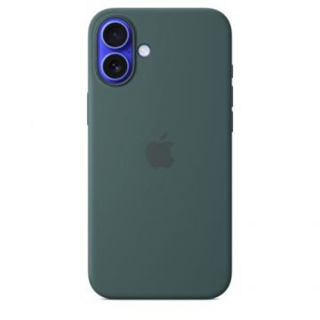 Husa Protectie Spate Apple MYYH3ZM/A pentru iPhone 16 Plus, Silicone Case cu MagSafe (Verde)