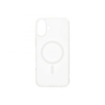 Husa Protectie Spate Dviced DV511012, Magsafe, pentru iPhone 16 (Alb/Transparent)